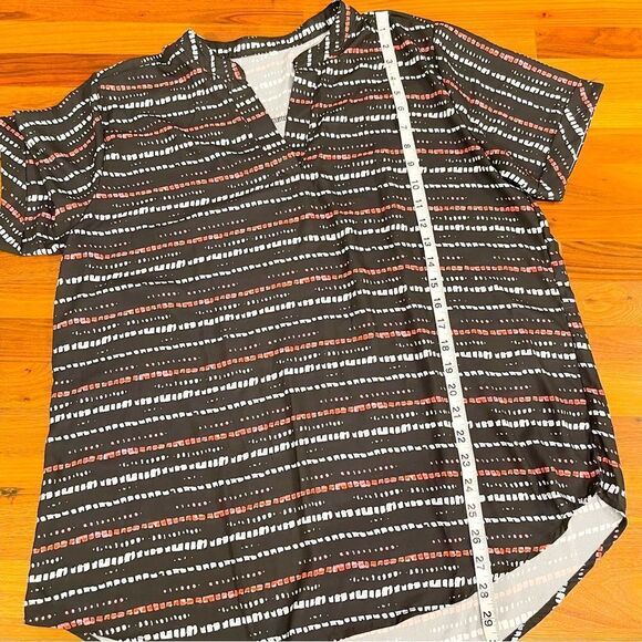 🍋 Women’s Split Neck Top No Brand Size XL - Picture 3 of 7